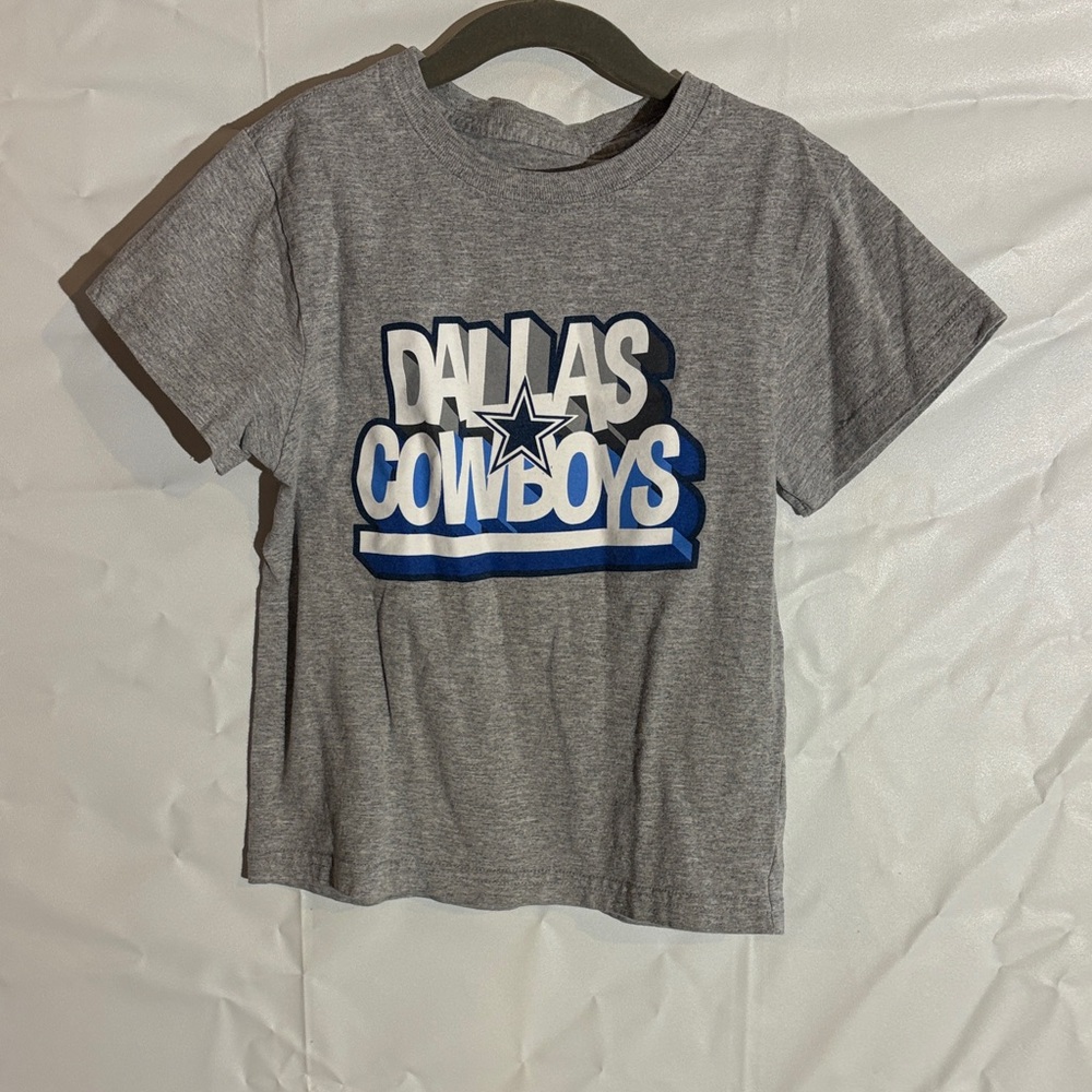 Dallas Cowboys Kids Gray Short Sleeve Tee
